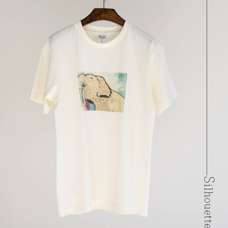【宇都宮動物園×HISAKOコラボ商品】Tシャツ(ゾウの宮子)