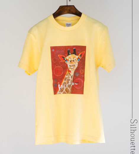 【宇都宮動物園×HISAKOコラボ商品】Tシャツ（キリン）