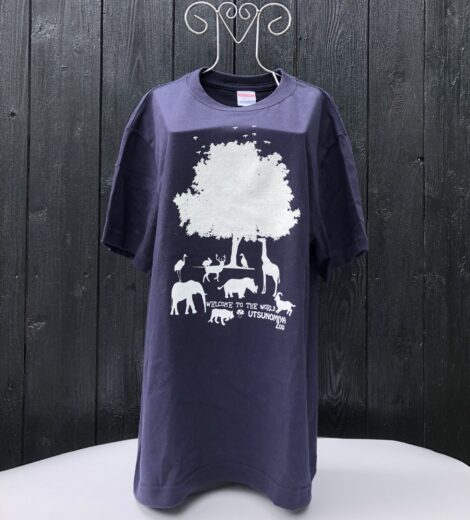 宇都宮動物園オリジナルTシャツ①（大人用）